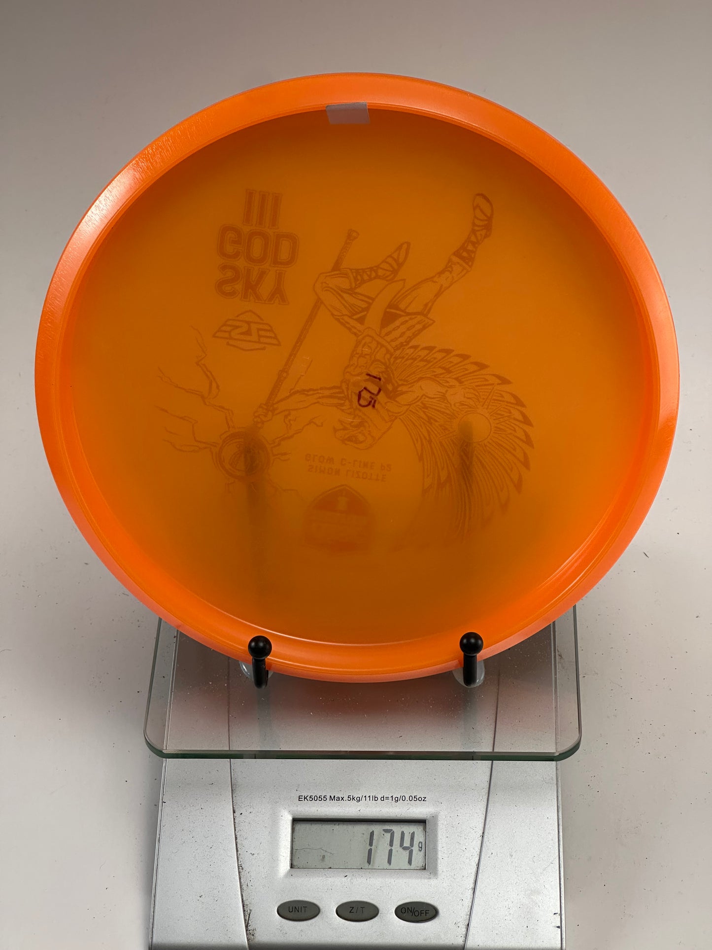 Discmania Sky God III P2 Glow C-Line (Simon Lizotte) - Orange 174g