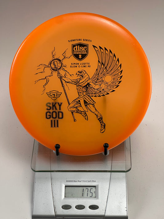 Discmania P2 Sky God III Glow C-Line (Simon Lizotte) Orange
