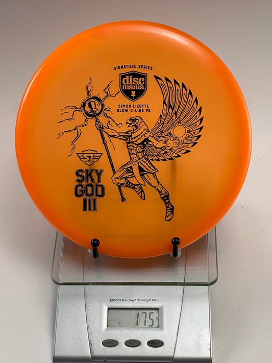 Discmania P2 Sky God III Glow C-Line (Simon Lizotte) Orange