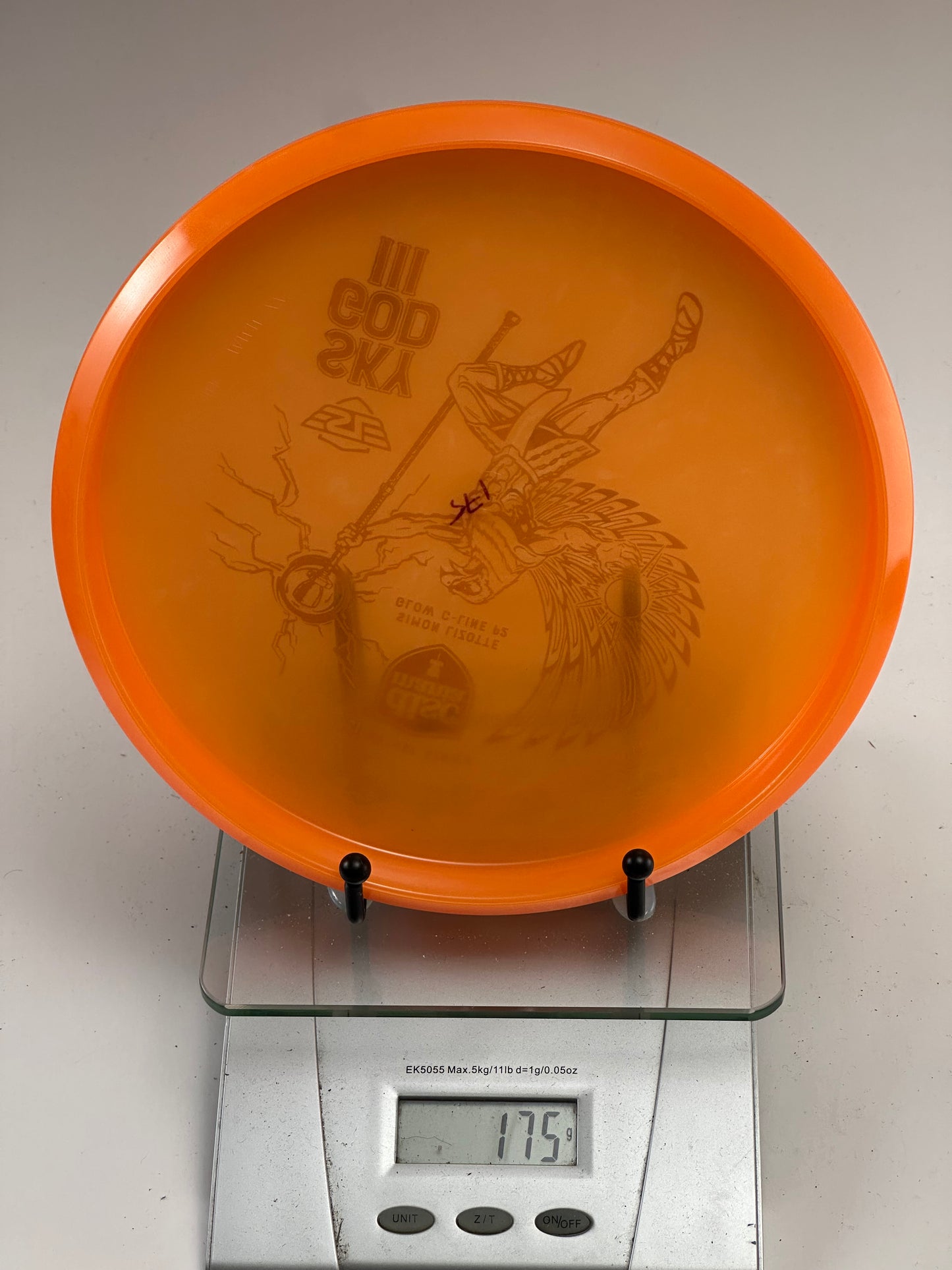 Discmania P2 Sky God III Glow C-Line (Simon Lizotte) Orange