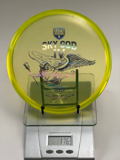 Discmania Sky God IV P2 (Simon Lizotte) C-Line Putter - Transparent Yellow