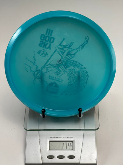 Discmania Sky God III P2 Glow C-Line (Simon Lizotte) Aqua Blue