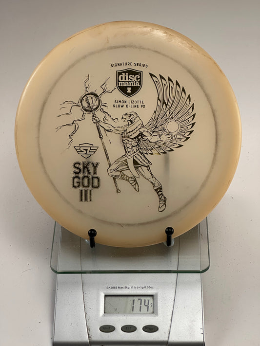 Discmania Sky God III P2 Glow C-Line (Simon Lizotte) - Cream