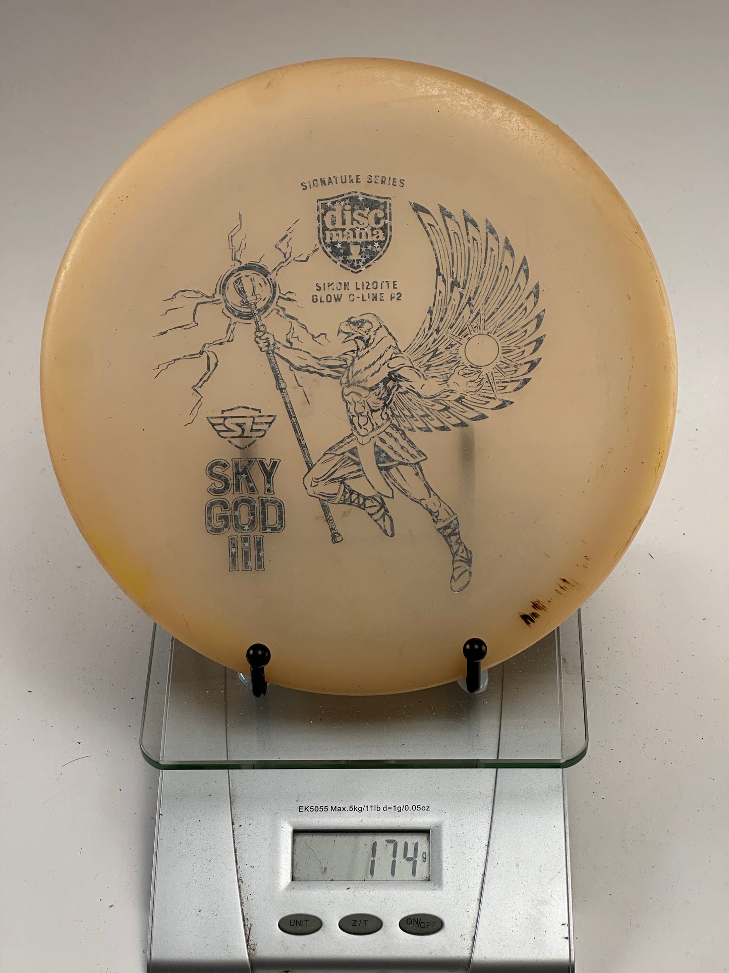 Discmania Sky God III P2 Glow C-Line (Simon Lizotte) – Cream