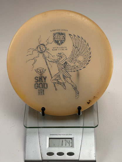 Discmania Sky God III P2 Glow C-Line (Simon Lizotte) – Cream