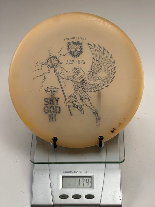 Discmania Sky God III P2 Glow C-Line (Simon Lizotte) – Cream