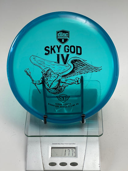 Discmania Sky God IV P2 C-Line (Simon Lizotte) – Transparent Blue