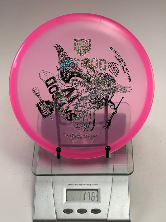 Discmania Sky God IV P2 C-Line Putter (Simon Lizotte) Transparent Pink