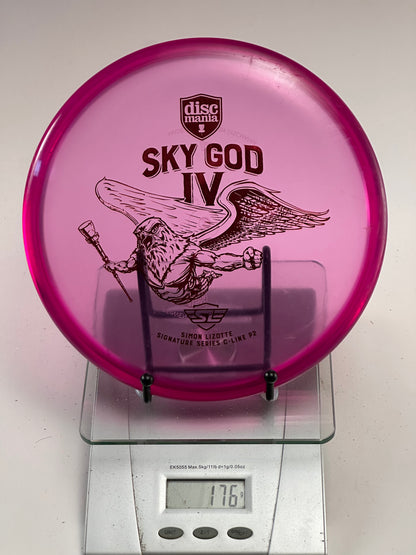 Discmania P2 Sky God IV C-Line (Simon Lizotte) Transparent Pink 176g