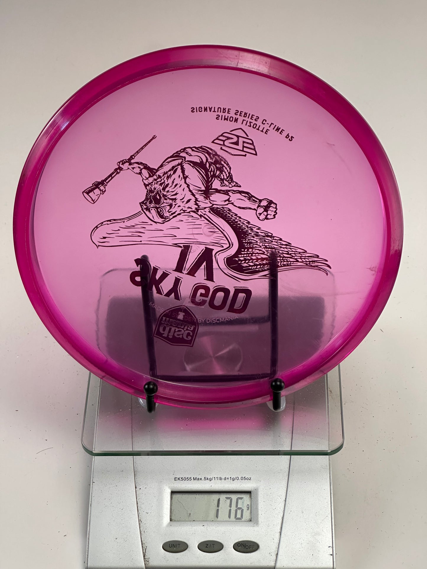 Discmania P2 Sky God IV C-Line (Simon Lizotte) Transparent Pink 176g