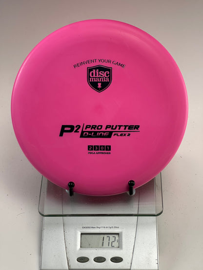 Discmania P2 Pro Putter D-Line Flex 2 Pink