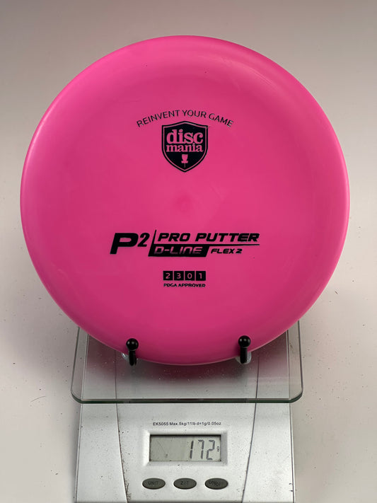 Discmania P2 Pro Putter D-Line Flex 2 Pink