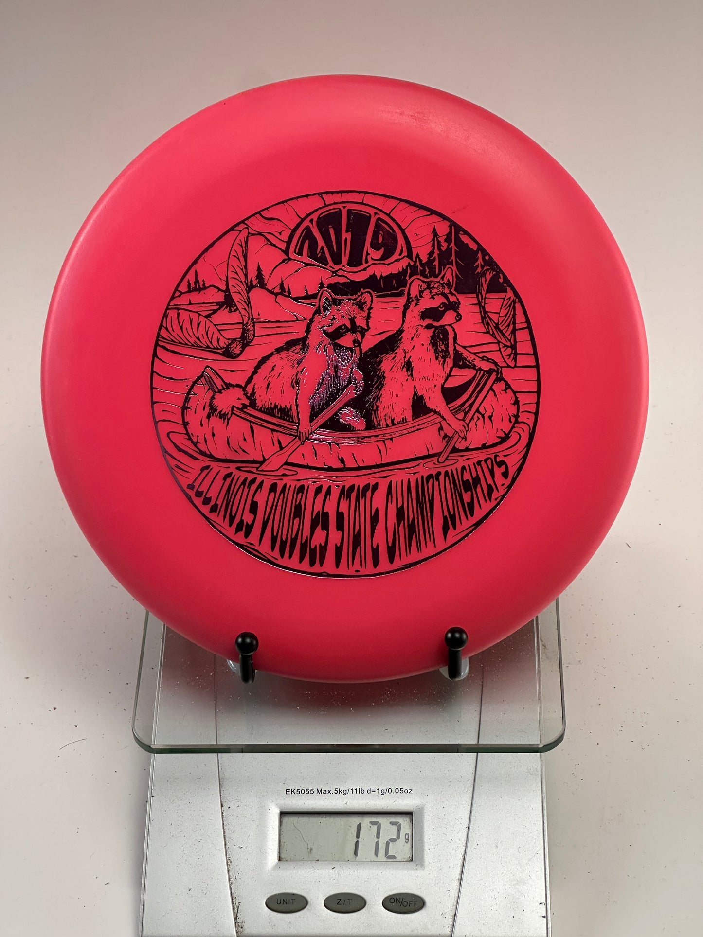 Discmania P2 D-Line Flex 2 Putter, Pink Illinois Doubles State Championships