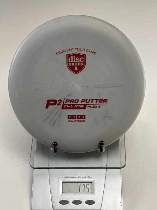 Discmania P2 Pro Putter D-Line Flex 2 - Gray