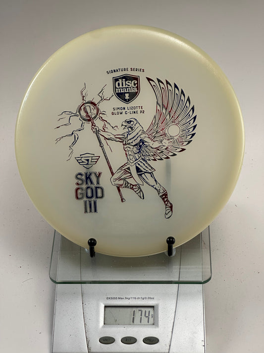 Discmania Sky God III P2 Glow C-Line Putter (Simon Lizotte)