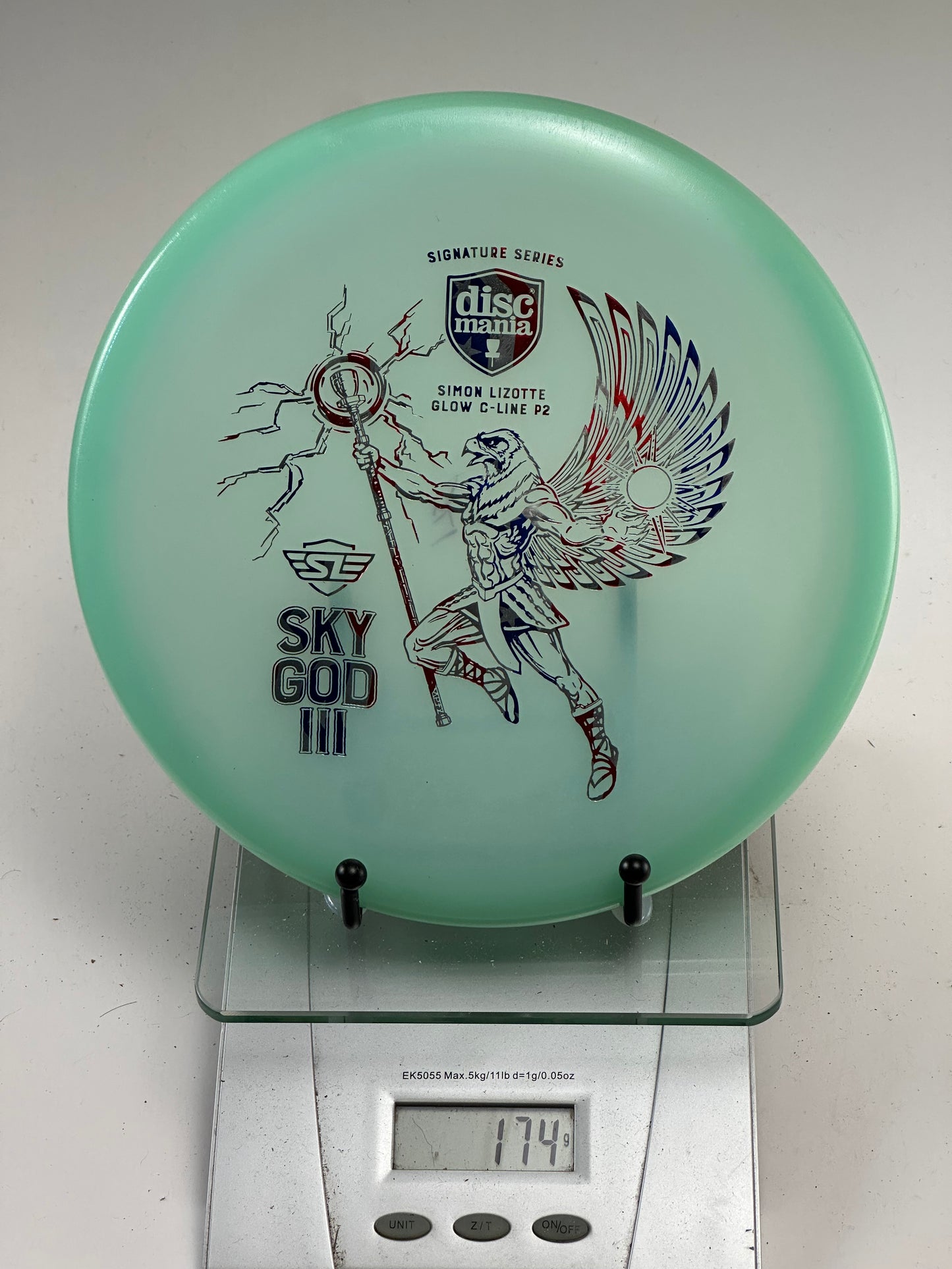 Discmania Sky God III P2 Glow C-Line (Simon Lizotte) 174g