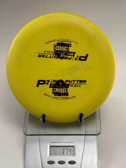 Discmania P2 Pro Putter – D-Line Flex 2, Yellow