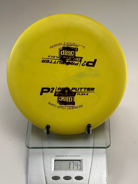 Discmania P2 Pro Putter – D-Line Flex 2, Yellow