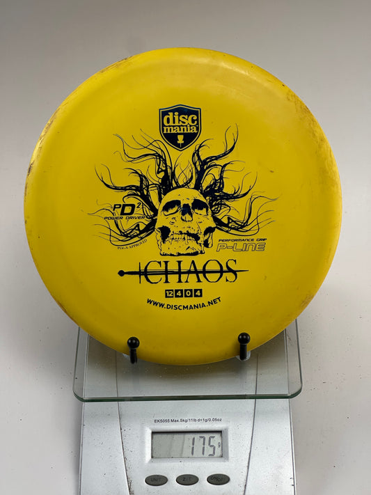 Discmania PD2 Chaos P-Line Distance Driver - Yellow