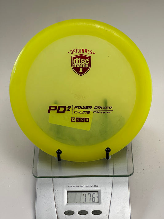 Discmania PD2 C-Line Distance Driver (Yellow) Originals Stamp