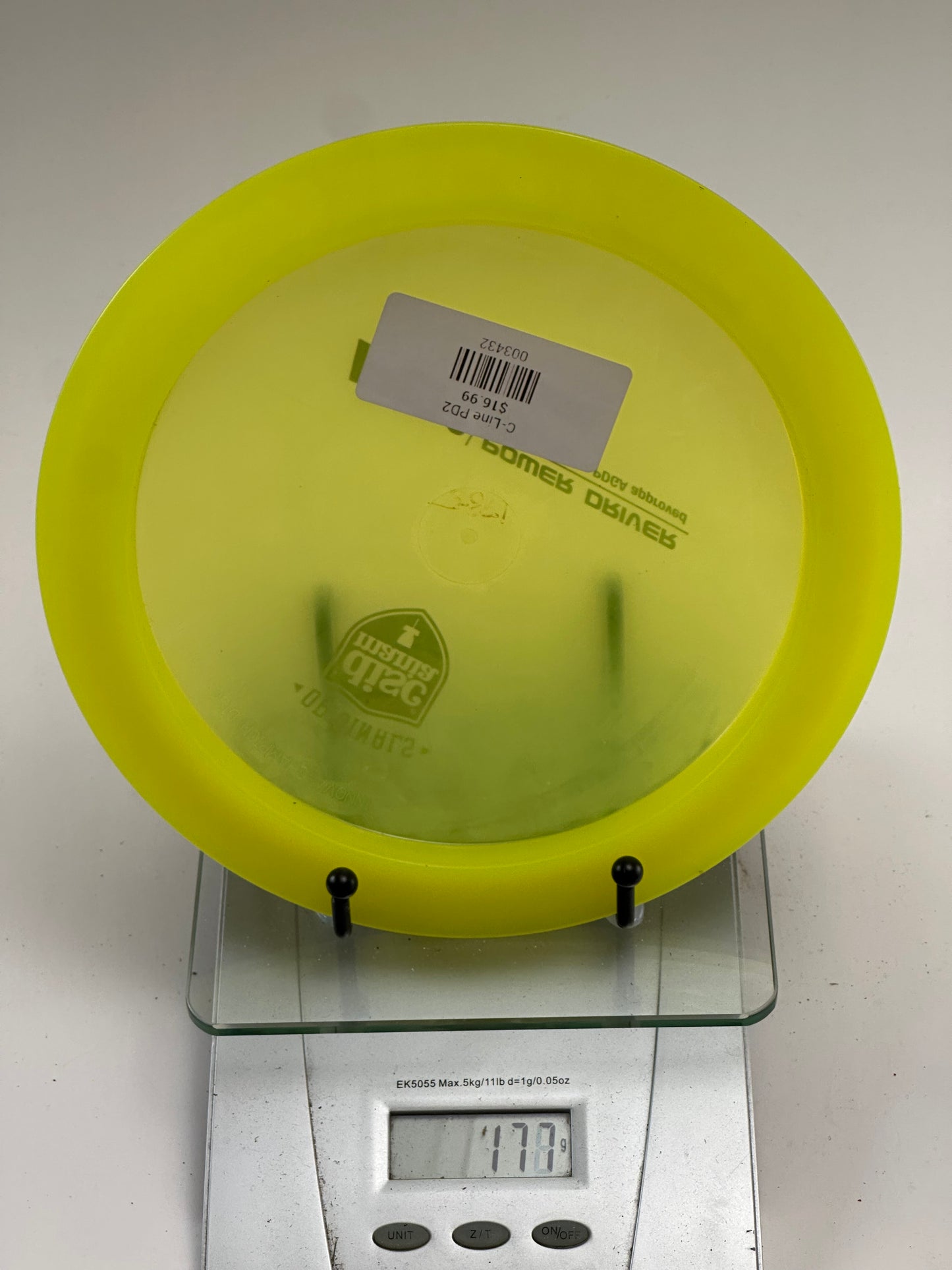 Discmania PD2 C-Line Distance Driver (Yellow) Originals Stamp