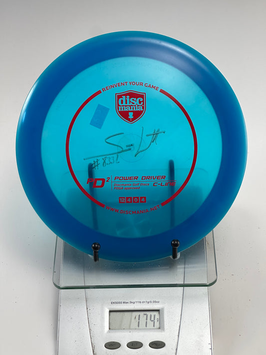 Discmania PD2 C-Line – Blue (Signed)