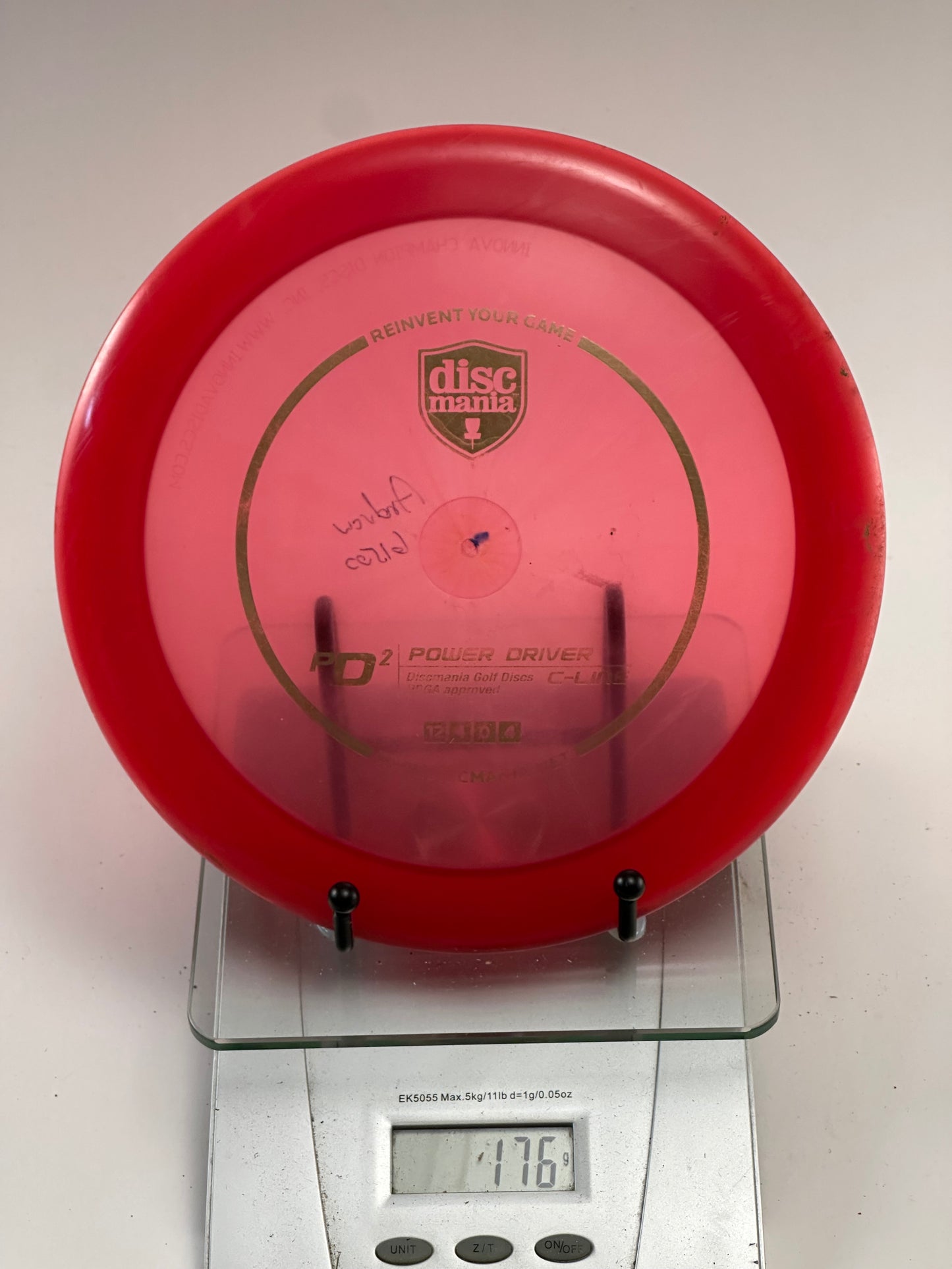 Discmania PD2 C-Line Distance Driver (Transparent Red)