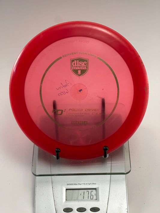 Discmania PD2 C-Line Distance Driver (Transparent Red)