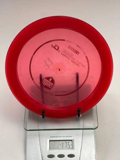 Discmania PD2 C-Line Distance Driver (Transparent Red)