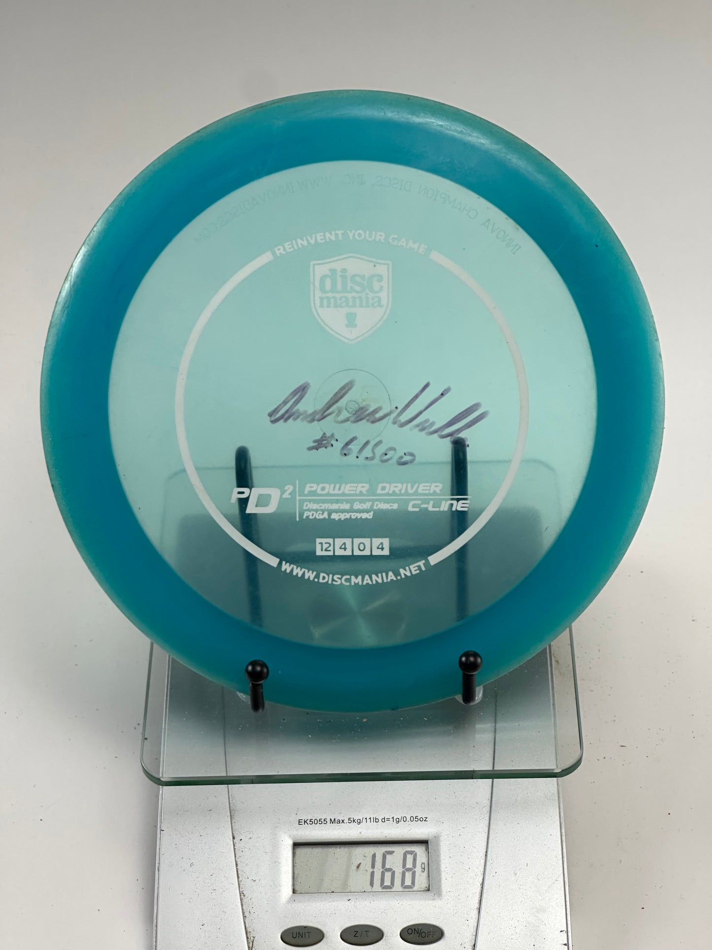 Discmania PD2 C-Line Power Driver (Aqua) – Signed