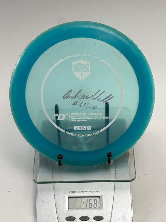Discmania PD2 C-Line Power Driver (Aqua) – Signed