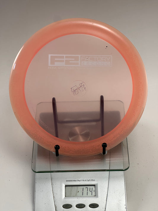 Discmania PD2 C-Line X-Out (Factory Second) Transparent Clear/Orange 174g