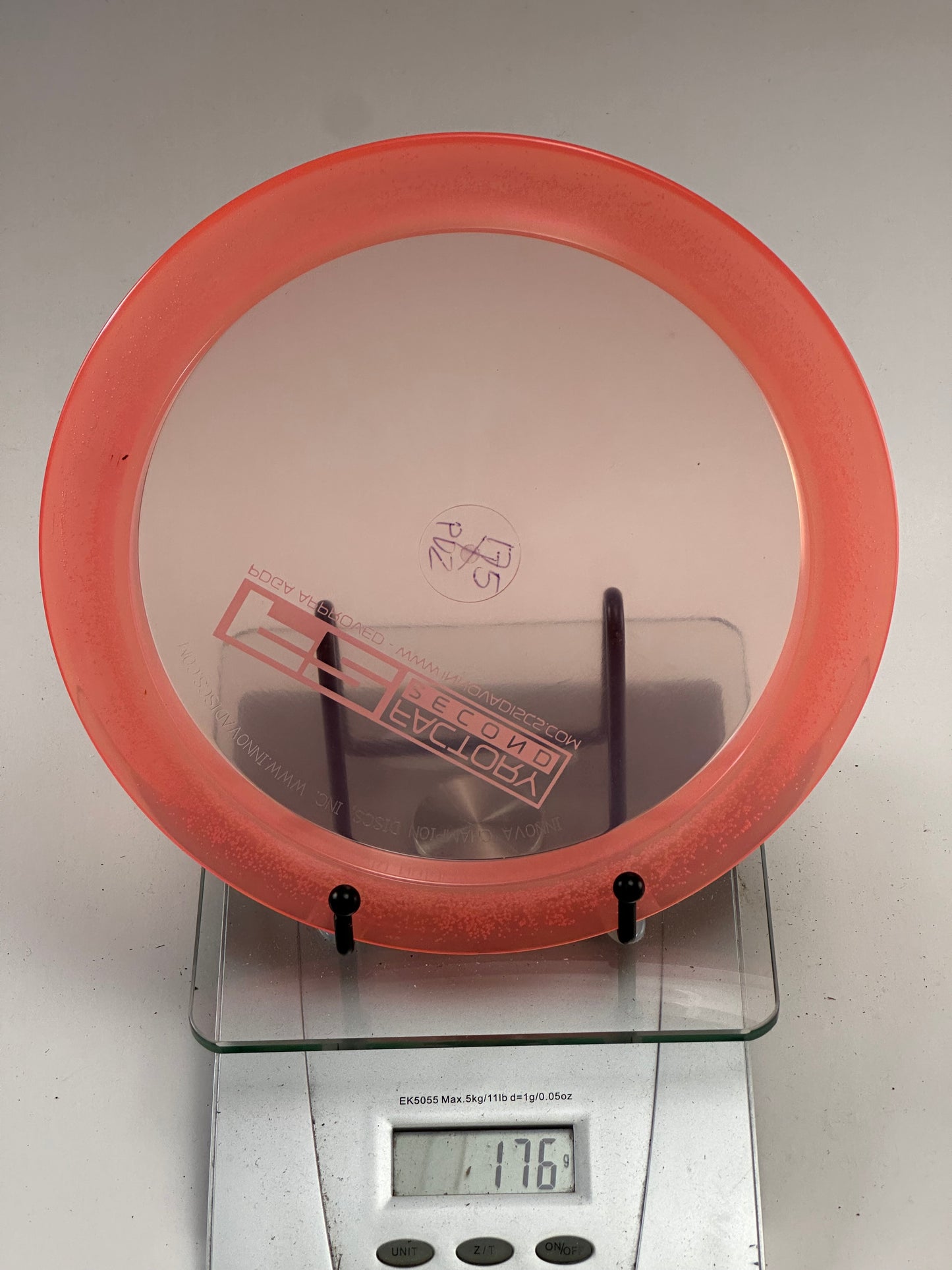 Discmania C-Line X-Out PD2 (Factory Second) Clear/Orange Rim 176g