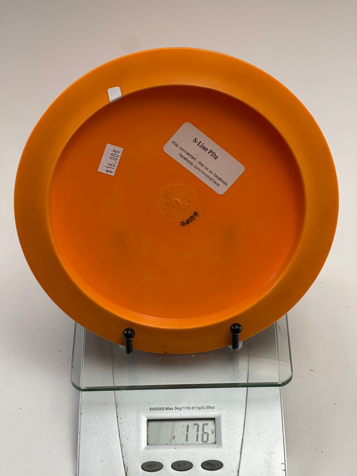 Discmania PD2 S-Line Orange Distance Driver | Iron Lion Stamp | 176g