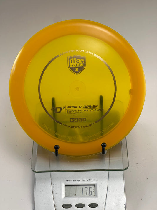 Discmania C-Line PD2 Power Driver – Yellow w/ Orange Rim