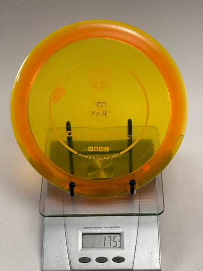 Discmania PDX C-Line Transparent Yellow with Orange Rim