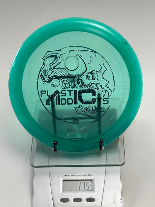 Discmania PDX C-Line – Transparent Aqua – Plastic Addicts Stamp
