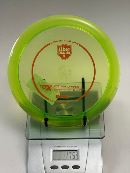 Discmania PDX C-Line Power Driver - Transparent Green