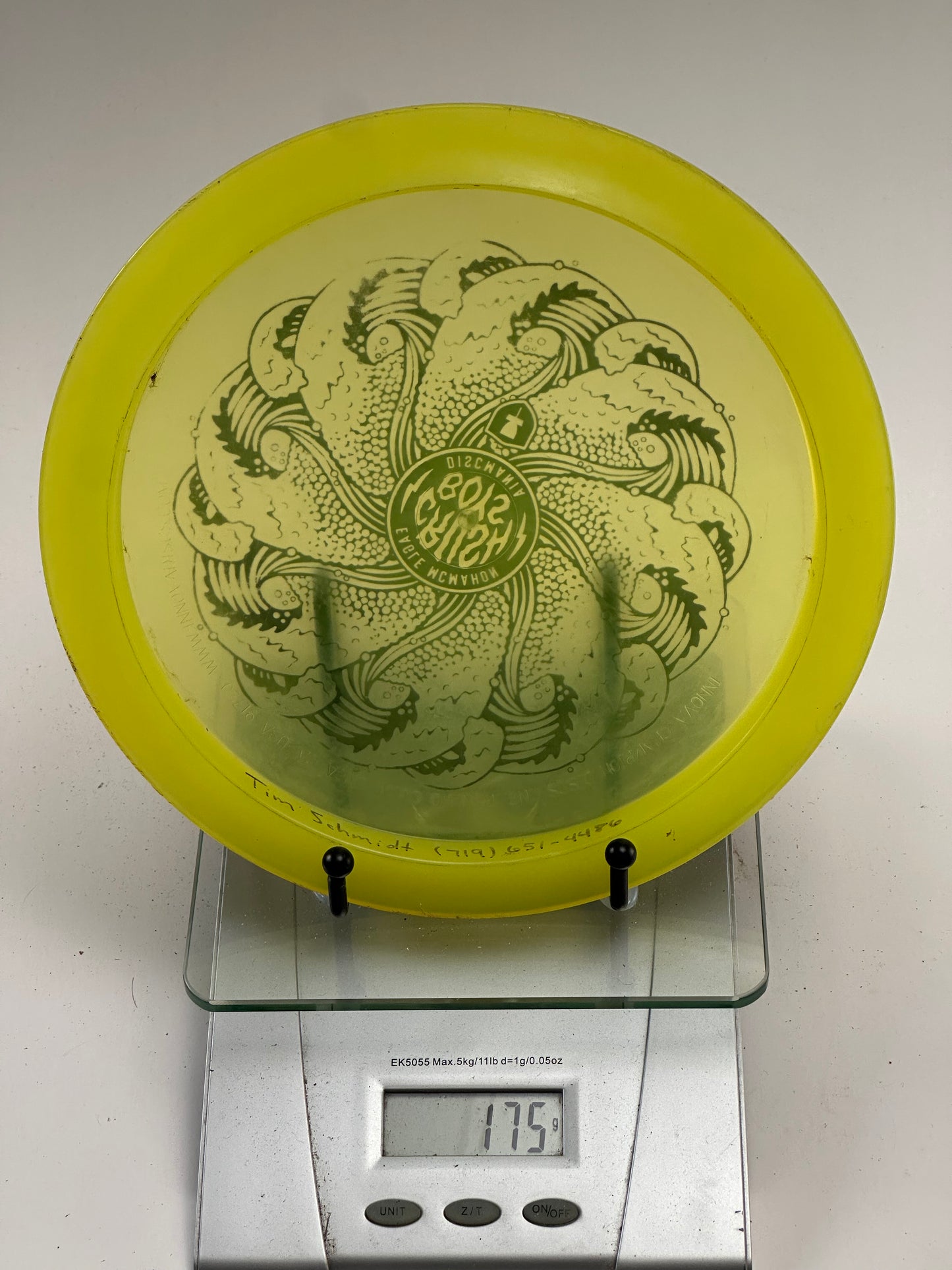 Discmania C-Line PD – Yellow Crush Boys Stamp (175g) – Used