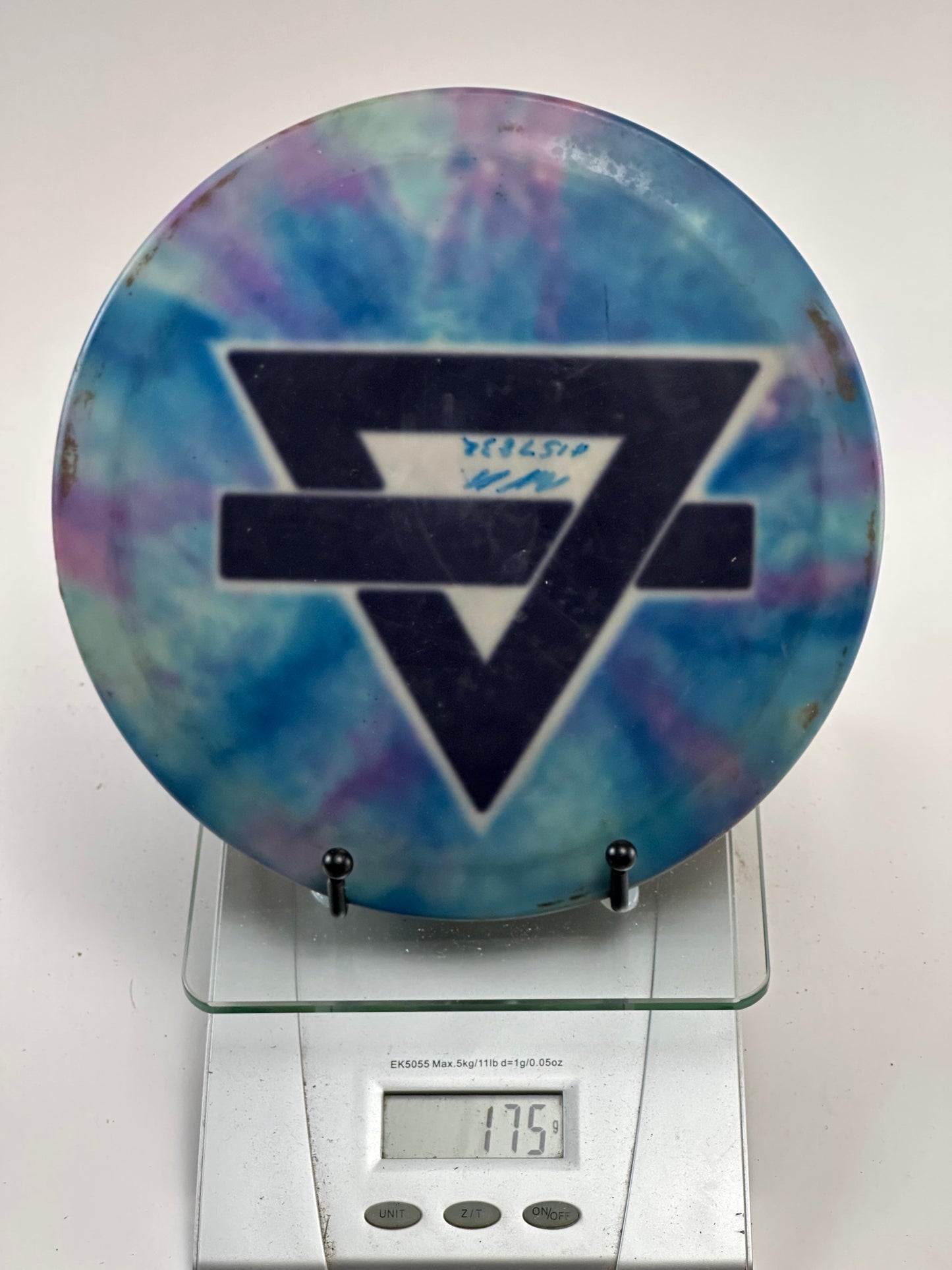 Discmania C-Line PD – Swirly Blue/Purple Dye, Custom Stamp (Used)