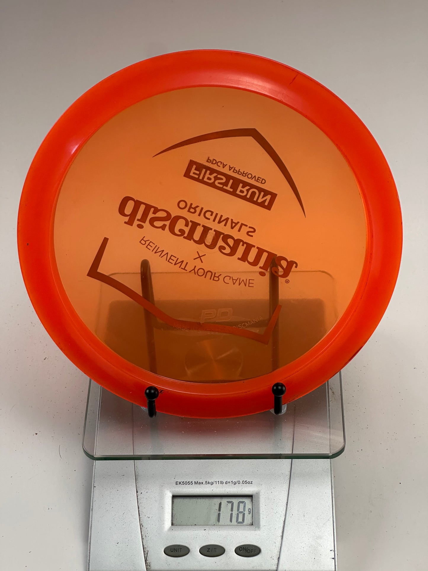 Discmania PD First Run C-Line — Transparent Orange (Used)