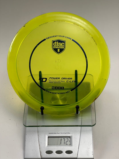 Discmania C-Line PD Power Driver (Yellow) - Used