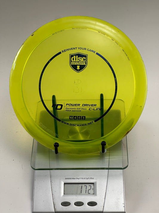 Discmania C-Line PD Power Driver (Yellow) - Used