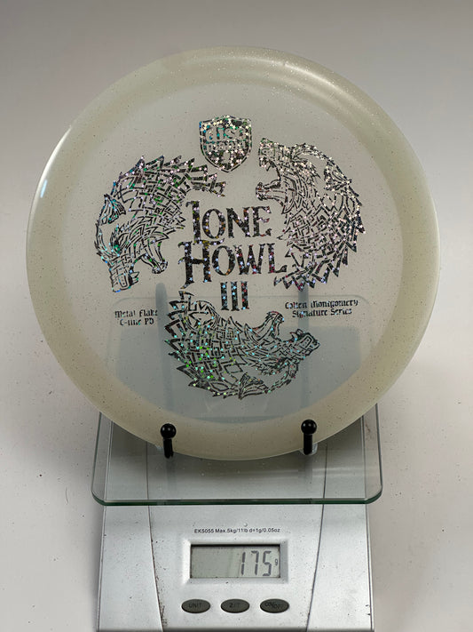 Discmania Lone Howl III PD Metal Flake C-Line (Clear/Silver Flake)