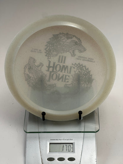 Discmania Lone Howl III PD Metal Flake C-Line Glow (Clear/Silver Flake)
