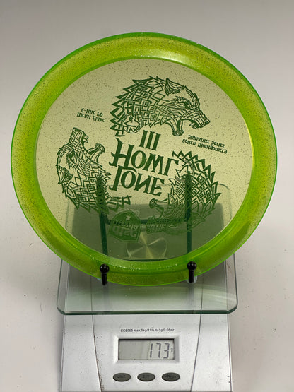 Discmania Lone Howl III PD Metal Flake C-Line (Bright Green, Silver Flake)