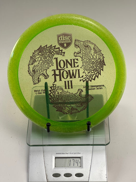 Discmania Lone Howl III PD Metal Flake C-Line (Bright Green) 174g