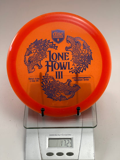 Discmania PD Lone Howl III Metal Flake C-Line (Orange/Red, Blue Stamp)