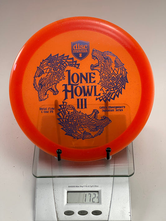 Discmania PD Lone Howl III Metal Flake C-Line (Orange/Red, Blue Stamp)