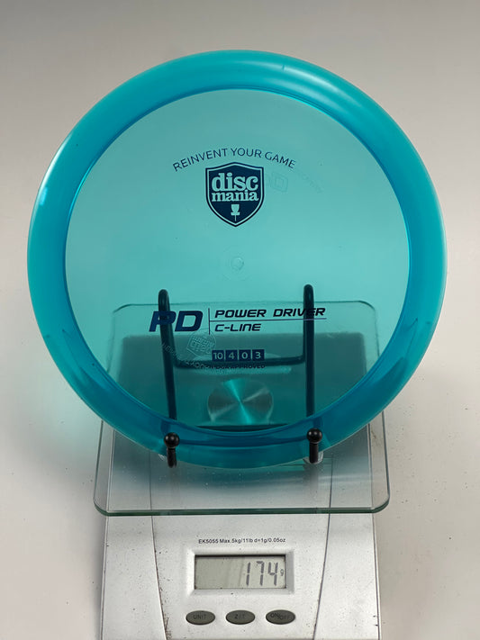 Discmania PD C-Line Power Driver (Transparent Aqua Blue) – Used
